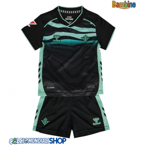 Maglie da calcio Real Betis Terza Maglia Bambino 2025-26 Manica Corta + Pantaloni corti)